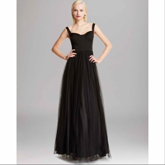 Black Tulle Prom Dress - Picture 1 of 7